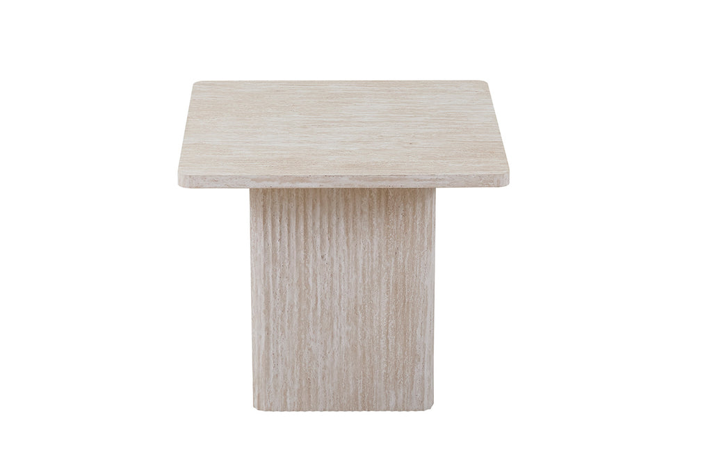 Set van 2 Salontafels 'Bobby' Decor travertin Beige (2c)